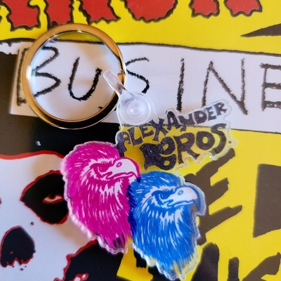 Alexander bros clear keychain