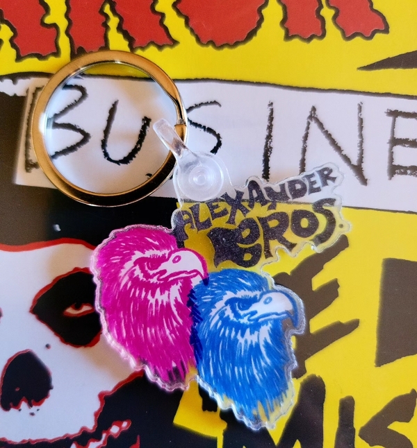 Alexander Bros Clear Keychain