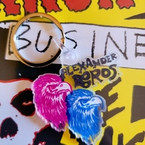 Alexander Bros Clear Keychain