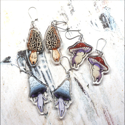 Mushybutts earrings