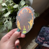 halloween babe sticker - Thumbnail 1