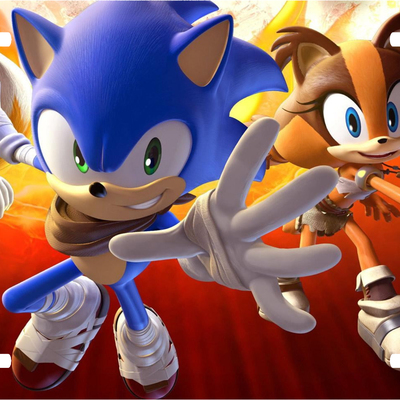 Sonic the hedgehog vanity license plate