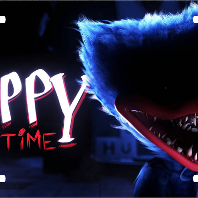 Poppy playtime vanity license plate