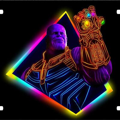 Thanos vanity license plate