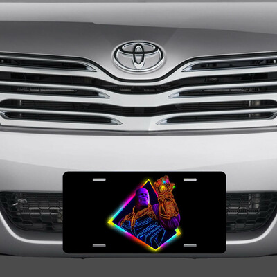Thanos vanity license plate