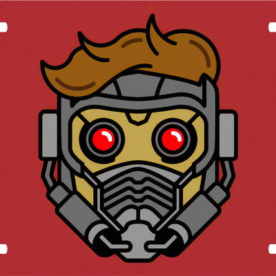 Star lord guardians galaxy vanity license plate - Thumbnail 4