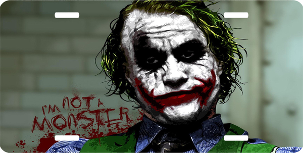 Joker Vanity License Plate