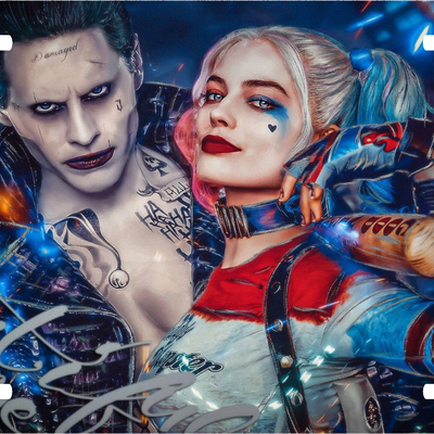Joker harley quinn vanity license plate - Thumbnail 4