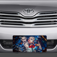Joker Harley Quinn Vanity License Plate - Thumbnail 1