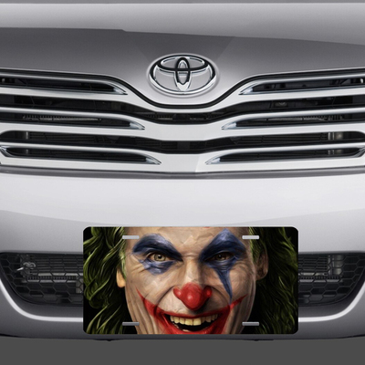 Joker vanity license plate