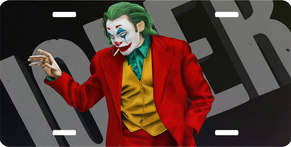 Joker Vanity License Plate