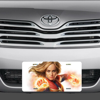 Captain marvel vanity license plate
