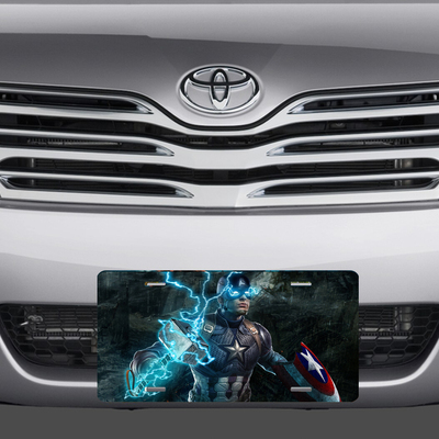 Captain america vanity license plate