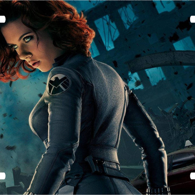 Black widow vanity license plate - Thumbnail 4
