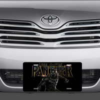 Black Panther Vanity License Plate - Thumbnail 1
