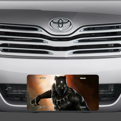 Black panther vanity license plate