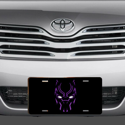 Black panther vanity license plate