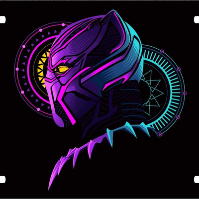 Black panther vanity license plate - Thumbnail 5