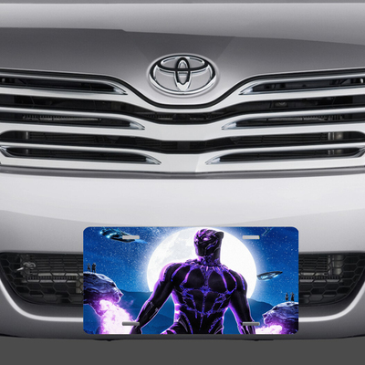Black panther vanity license plate