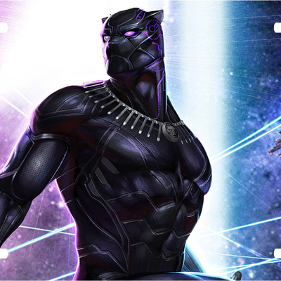 Black panther vanity license plate - Thumbnail 4