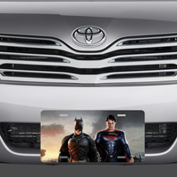 Batman Superman Vanity License Plate - Thumbnail 1