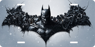 Batman Logo Vanity License Plate
