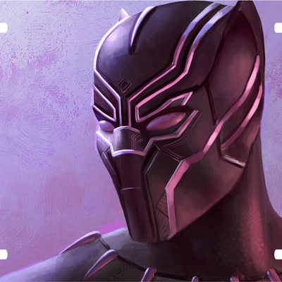 Black panther vanity license plate - Thumbnail 4
