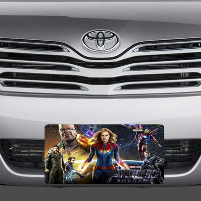 Avengers captain marvel thanos iron man thor vanity license plate
