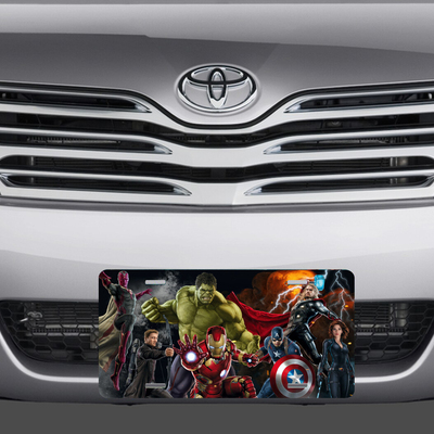 Avengers hulk iron man thor vanity license plate