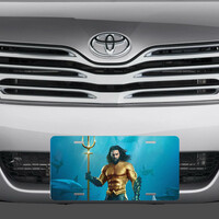 Aquaman Jason Momoa Vanity License Plate - Thumbnail 1