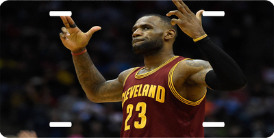 Lebron James Vanity License Plate