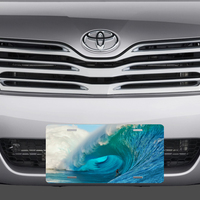 Surf Pipeline Ocean Vanity License Plate - Thumbnail 1