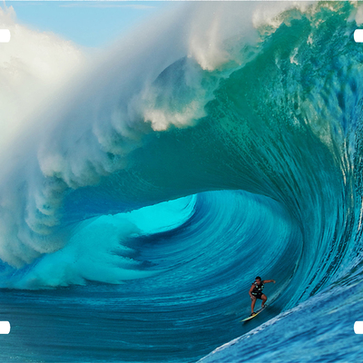 Surf pipeline ocean vanity license plate - Thumbnail 5