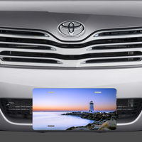 Lighthouse Beach Ocean Vanity License Plate - Thumbnail 1