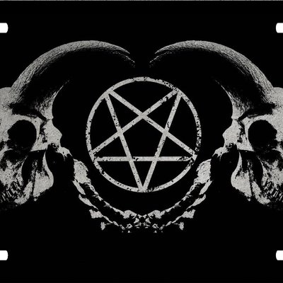 Goat pentagram occult vanity license plate - Thumbnail 5