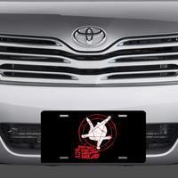 Funny Cat Dark Lord Vanity License Plate - Thumbnail 1