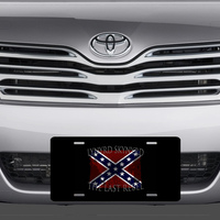 Lynyrd Skynyrd Last Rebel Vanity License Plate - Thumbnail 1