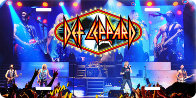 Def Leppard Vanity License Plate