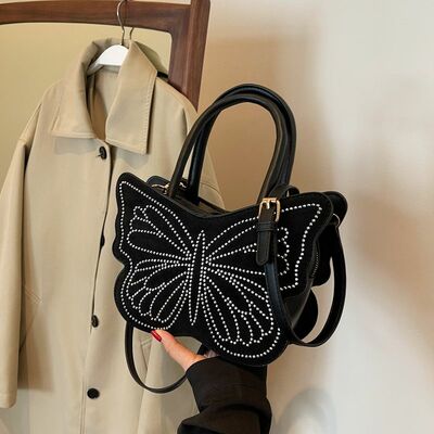 New women's bag, popular and versatile crossbody bag, fashionable handheld butterfly bag