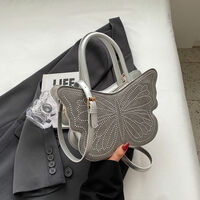 New women's bag, popular and versatile crossbody bag, fashionable handheld butterfly bag - Thumbnail 2