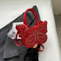 New women's bag, popular and versatile crossbody bag, fashionable handheld butterfly bag - Thumbnail 1