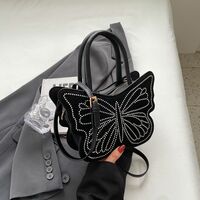 New women's bag, popular and versatile crossbody bag, fashionable handheld butterfly bag - Thumbnail 3