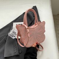 New women's bag, popular and versatile crossbody bag, fashionable handheld butterfly bag - Thumbnail 4