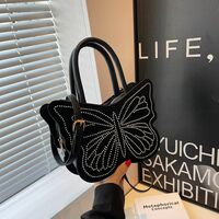 New women's bag, popular and versatile crossbody bag, fashionable handheld butterfly bag - Thumbnail 7