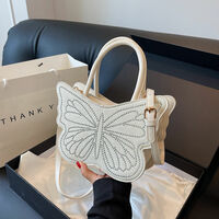 New women's bag, popular and versatile crossbody bag, fashionable handheld butterfly bag - Thumbnail 8