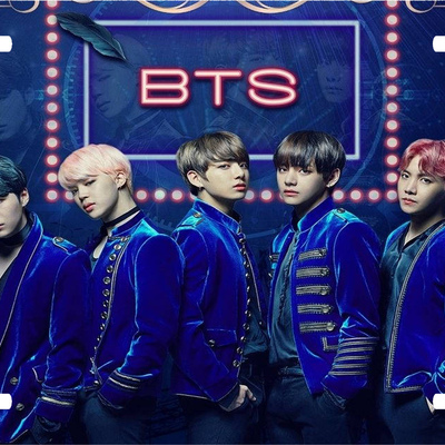Bts k-pop vanity license plate
