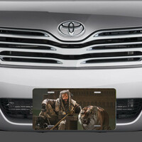 Walking Dead Ezekiel and Shiva Vanity License Plate - Thumbnail 1