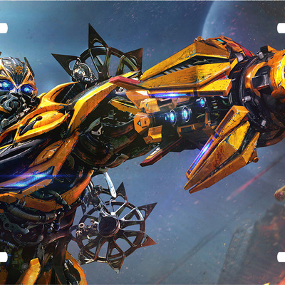 Transformers bumblebee vanity license plate - Thumbnail 4