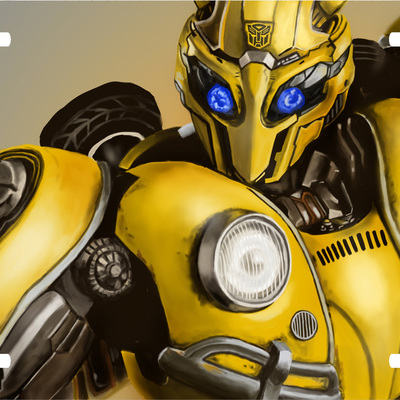 Transformers bumblebee vanity license plate - Thumbnail 2