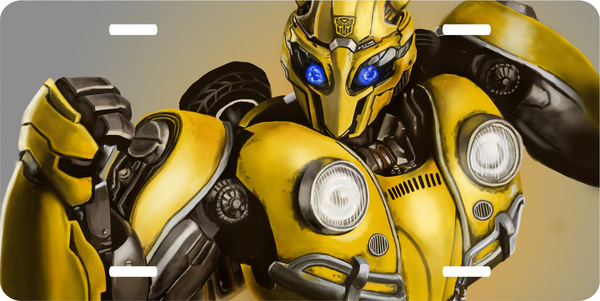 Transformers Bumblebee Vanity License Plate